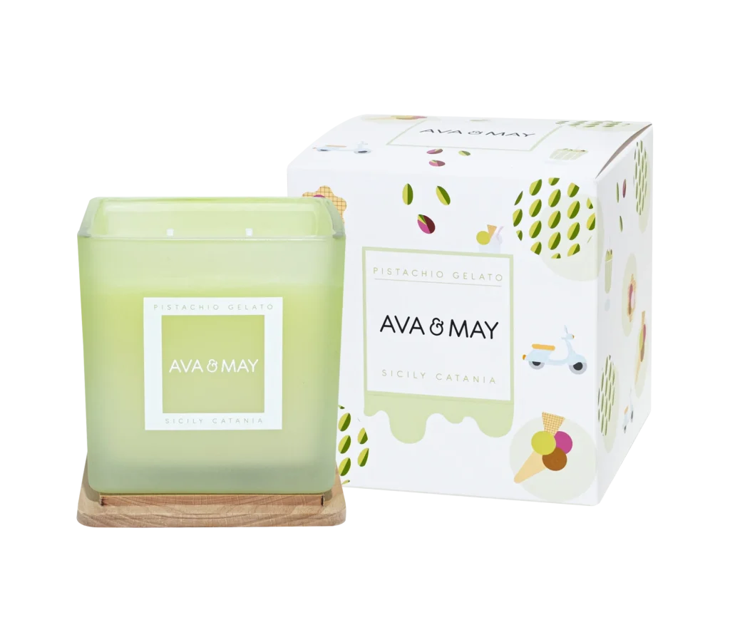 Ava & May PIstachio Gelato Scented Candles